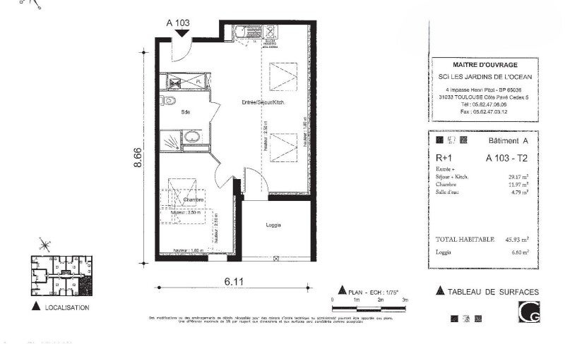 Appartement Chemin de Laval à Mèze