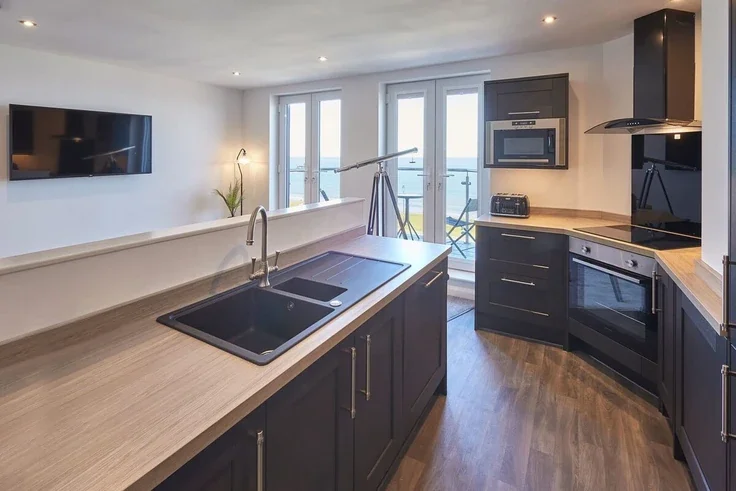 Flat Crescent Terrace in Whitby