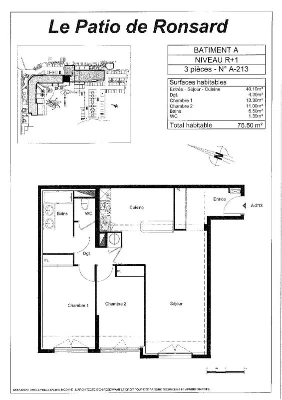 Flat Rue d'Isaac in Le Mans