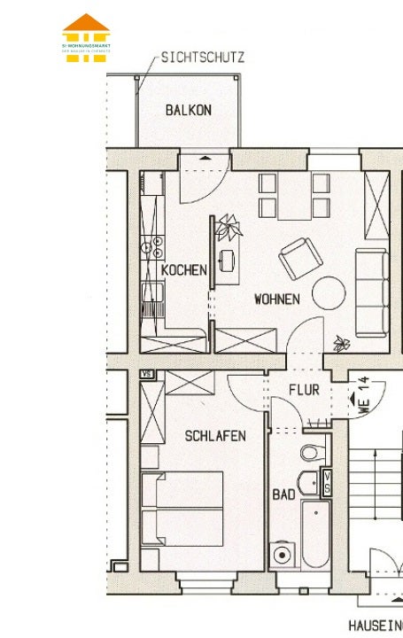 Wohnung Clausstraße in Chemnitz