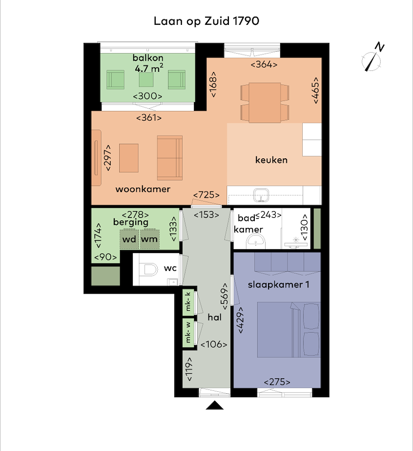 Appartement Laan op Zuid 1790 in Rotterdam
