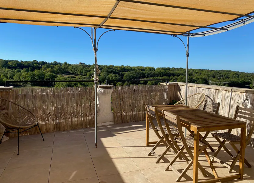 Flat Route de la Rabasse in Montagnac-Montpezat