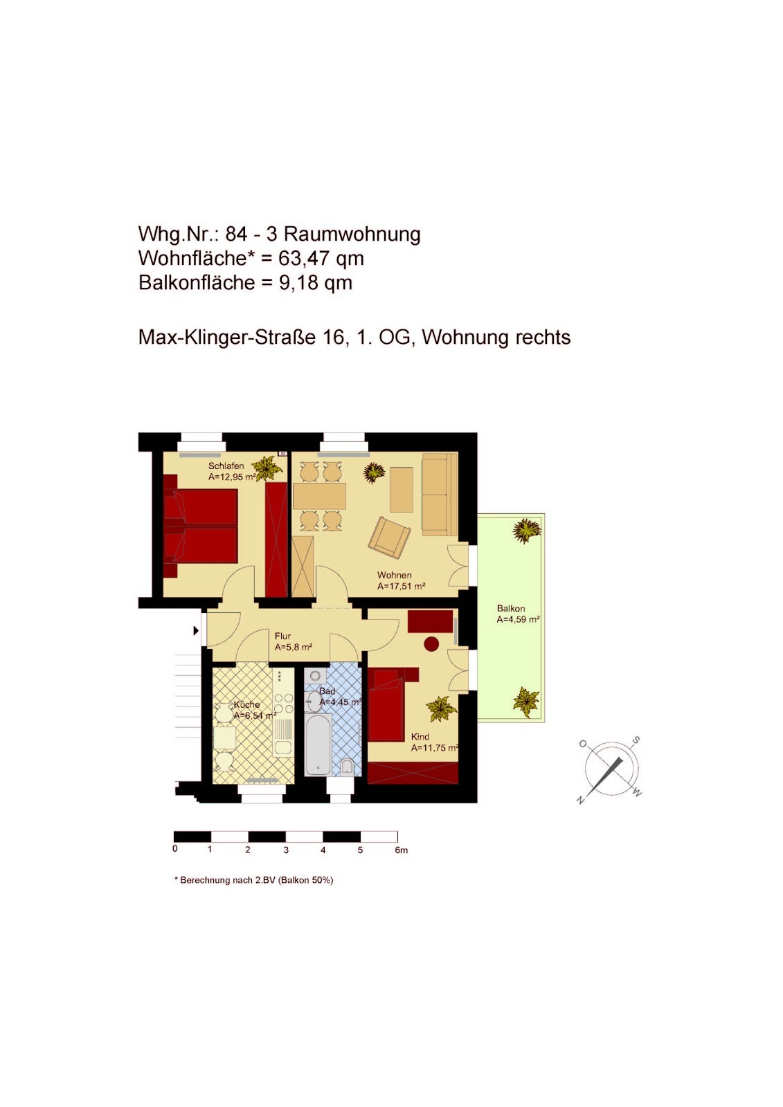 Wohnung Max-Klinger-Straße in Dresden