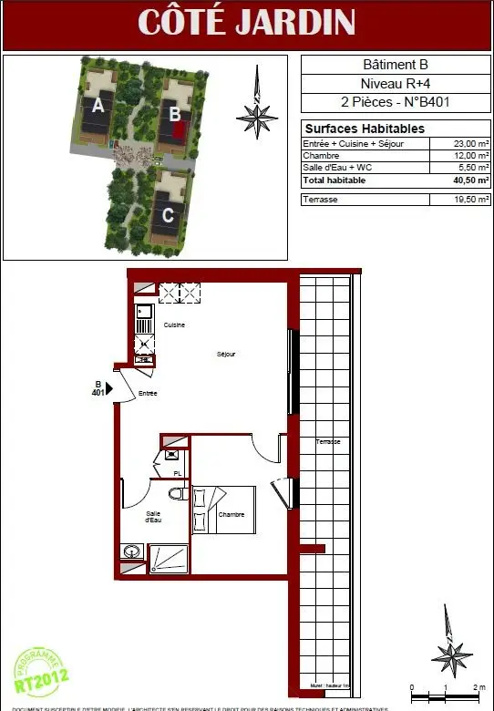 Appartement Rue Hervé-Bazin à Les Ponts-de-Cé