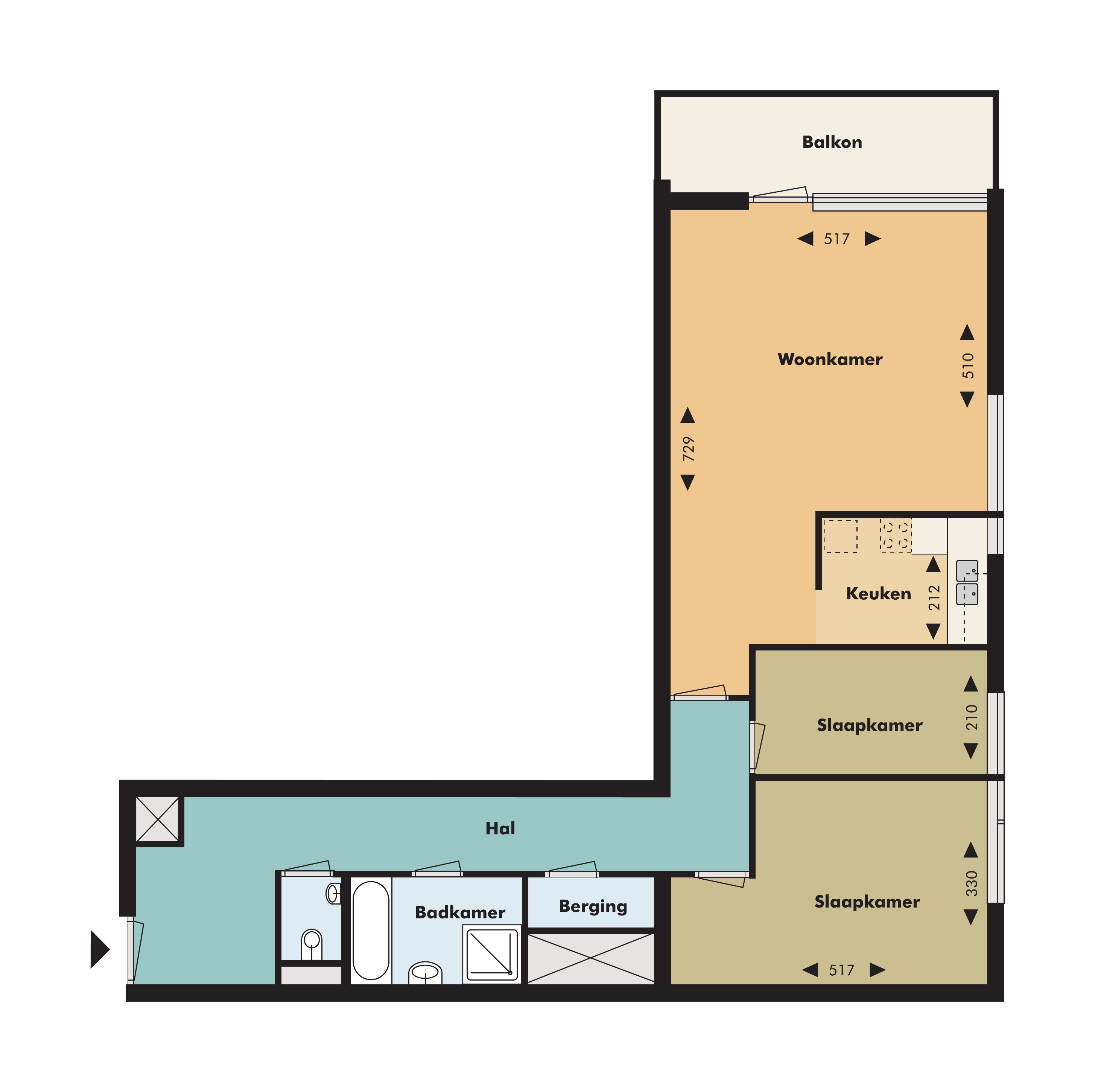 Appartement Strevelsweg 755 in Rotterdam