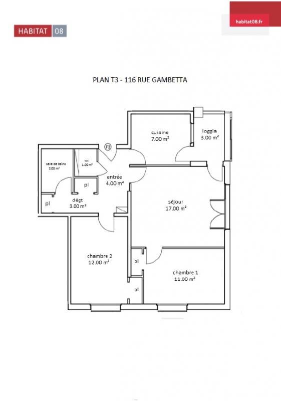 Appartement Rue Gambetta à Vouziers
