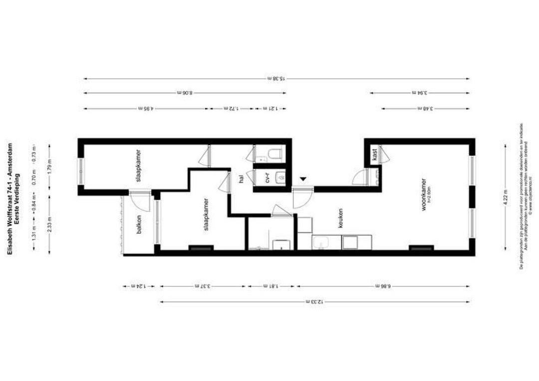 Woning te huur: Elisabeth Wolffstraat, Amsterdam