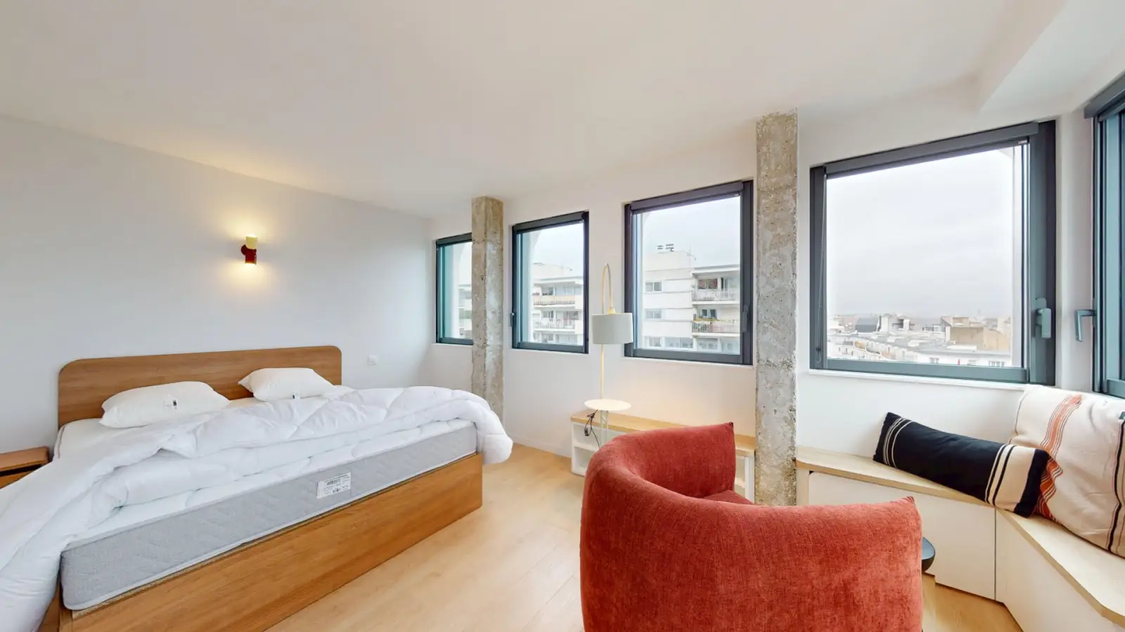 Chambre Square Charles Laurent à Paris