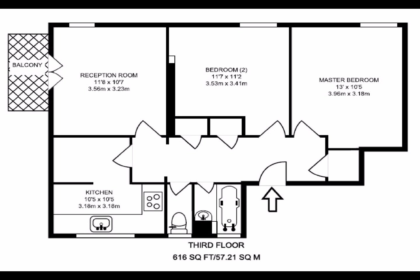 Flat Harrington Street in Greater London