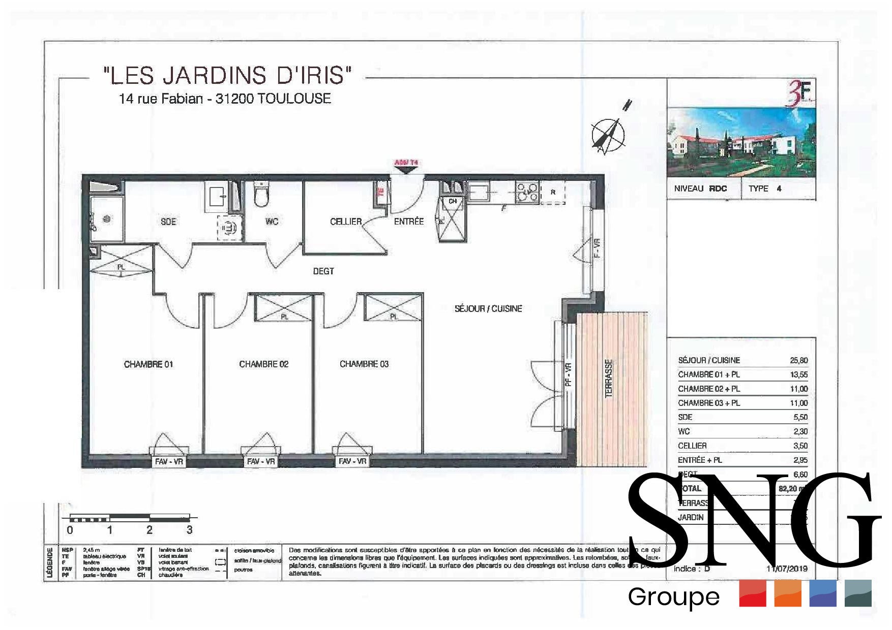 Appartement Rue Fabian à Toulouse