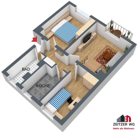 Zimmer Budapester Straße in Zeitz