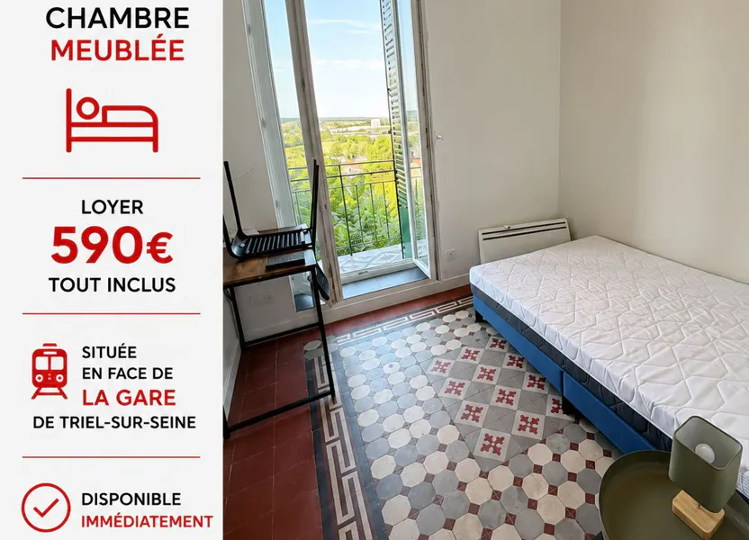 Chambre Rue Charles Dupuis à Triel-sur-Seine