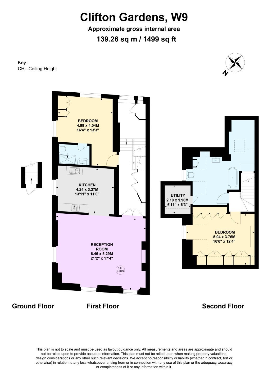 Flat Clifton Gardens in City of Westminster