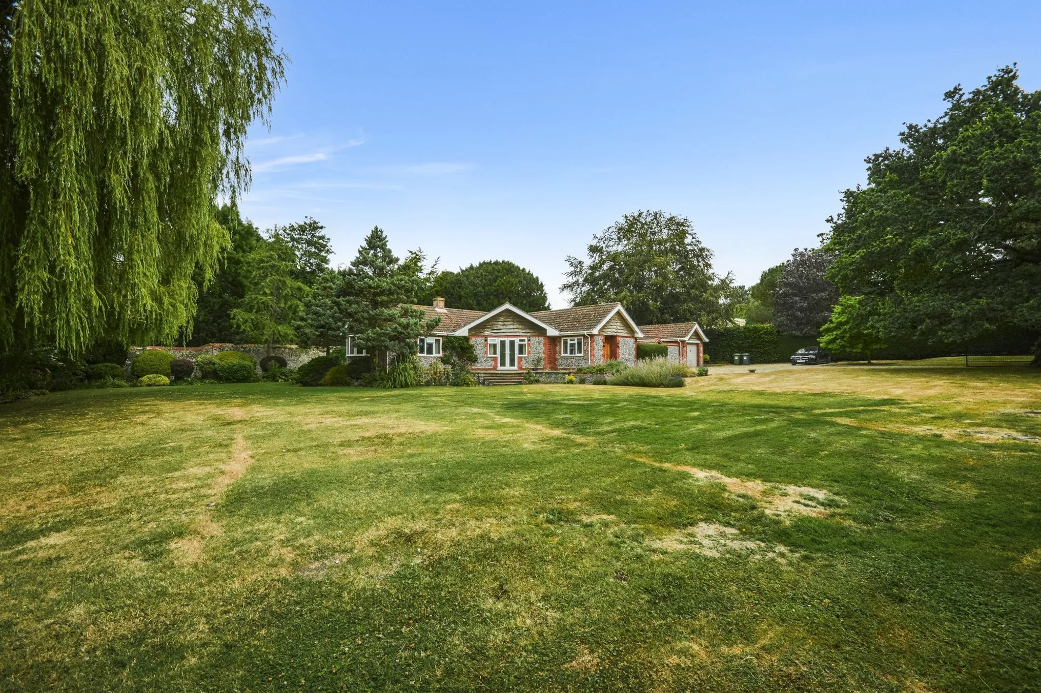 House Field Dalling Road in North Norfolk