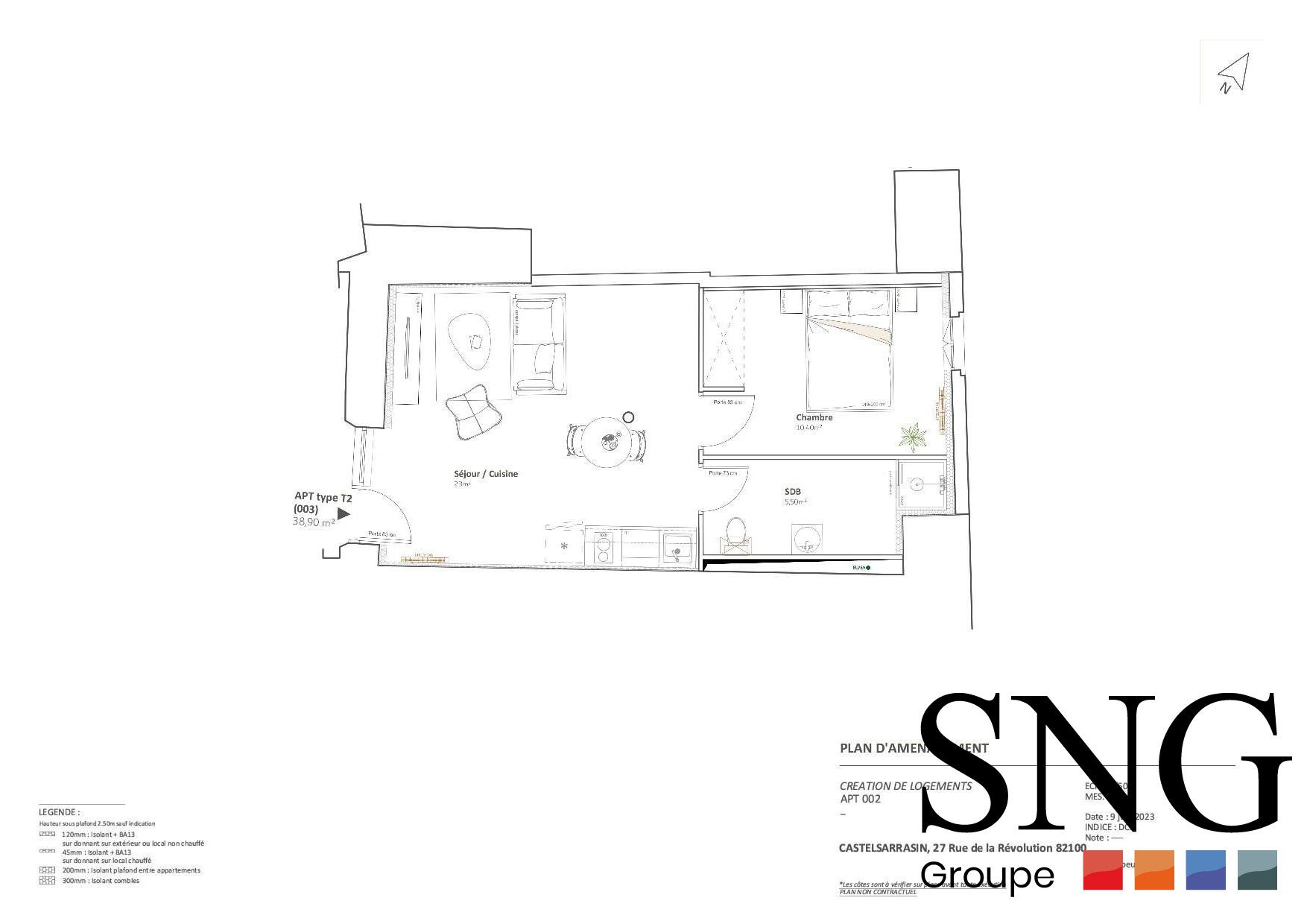 Appartement Rue de la Révolution à Castelsarrasin