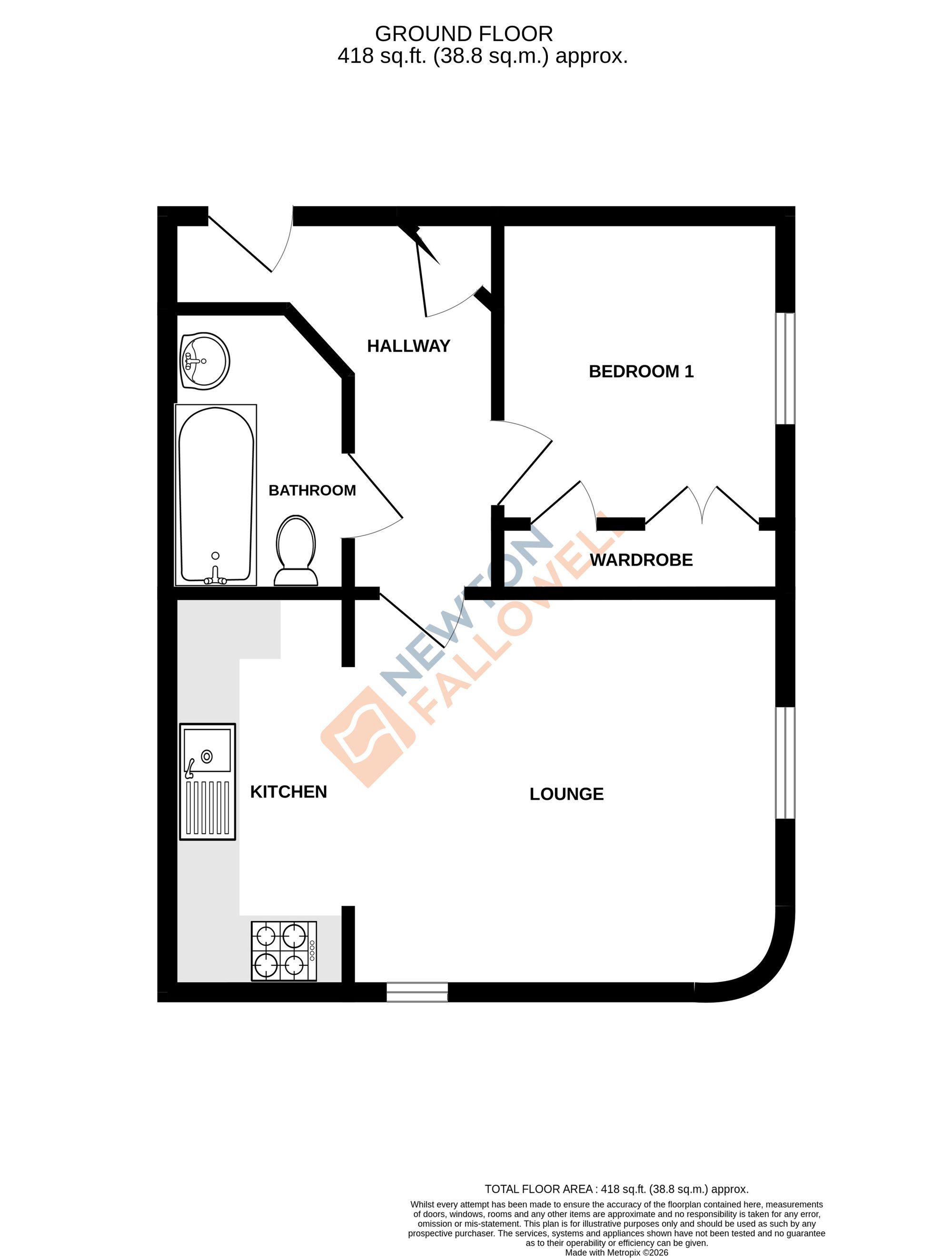 Flat Sandown Drive in South Kesteven