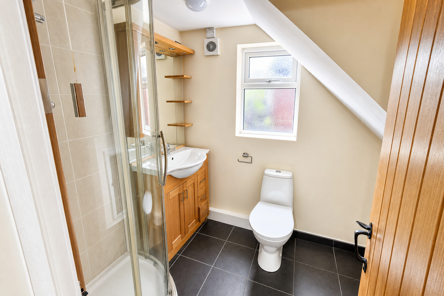 Flat Bridle Road in Madeley
