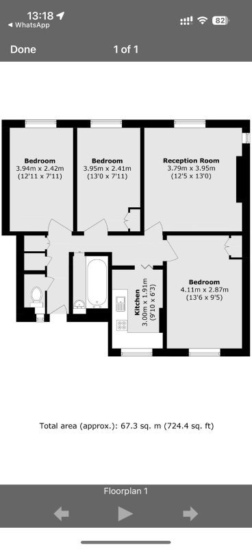 Room Sedan Way in Greater London