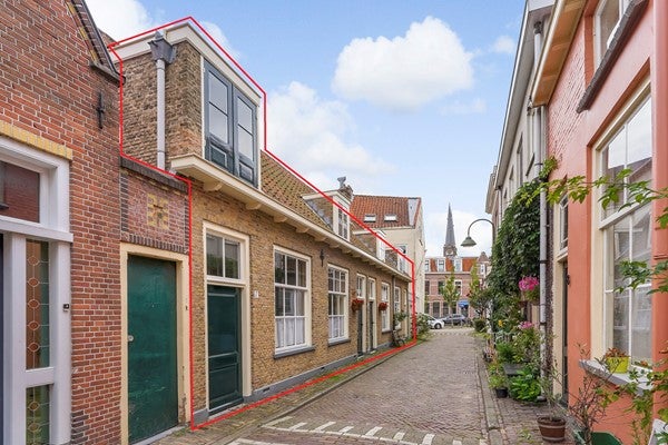 Huis Donkerstraat 3 5-7 in Delft