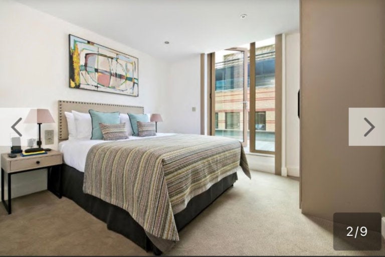 Flat Fetter Lane in City of London