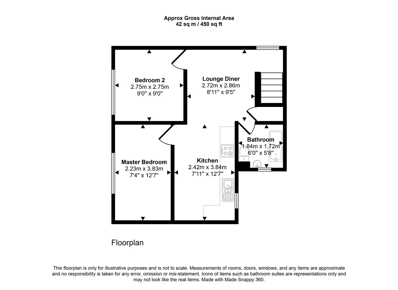 Flat Hadley Place in Milton Keynes