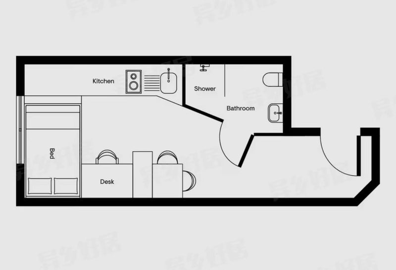 Room Brunswick Place in Greater London