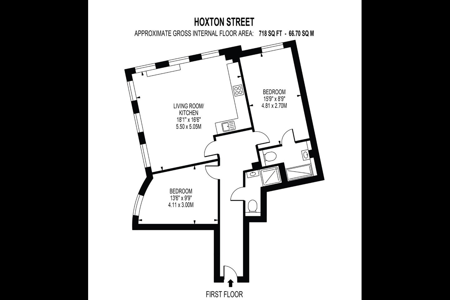 Flat Nuttall Street in Greater London