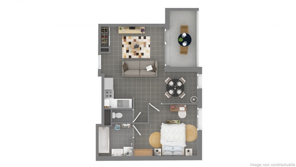 Appartement Rue Geoffray à Villeurbanne
