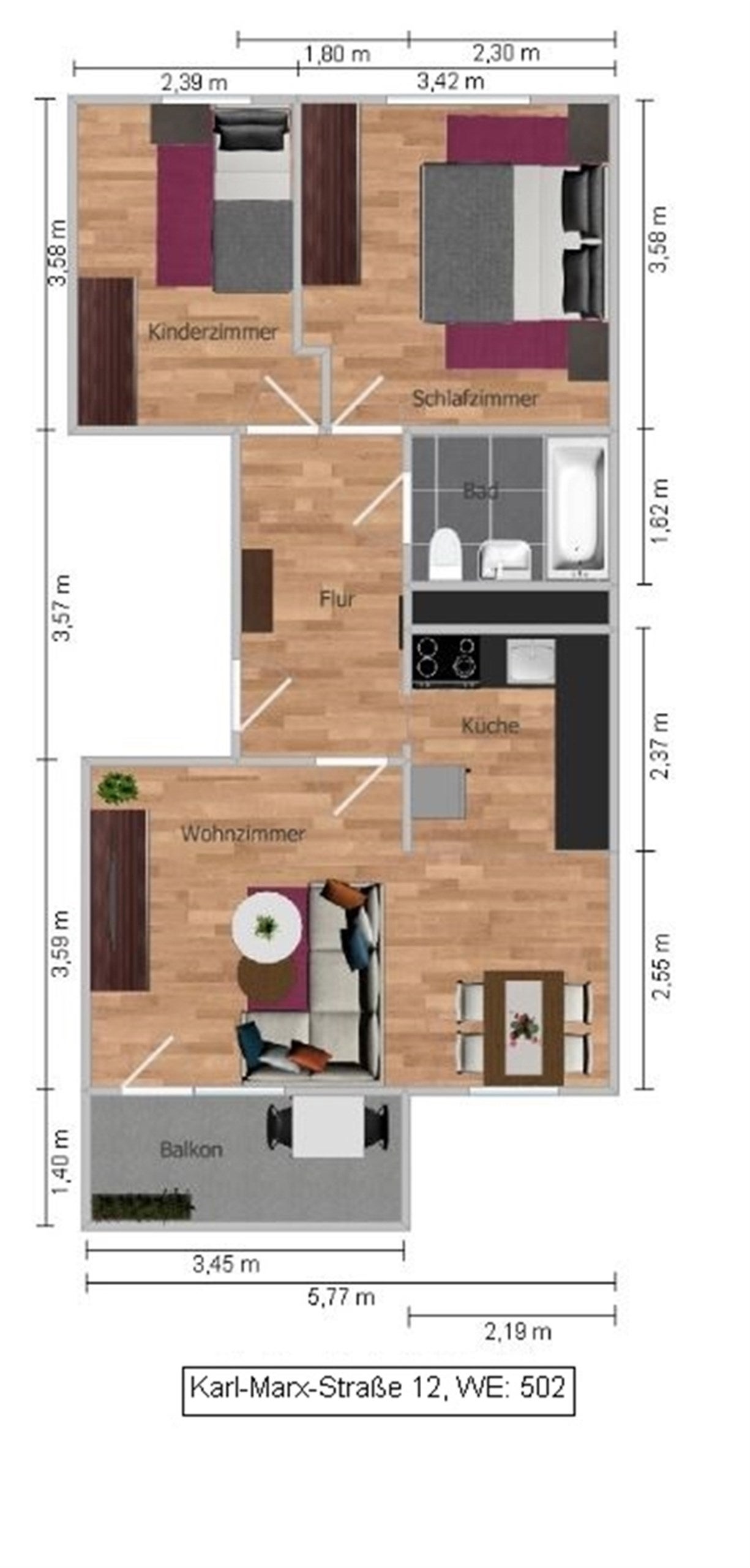 Wohnung Karl-Marx-Straße in Spremberg