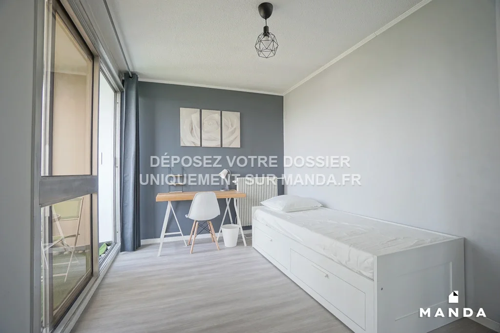 Chambre Place Jules Verne à Saint-Denis