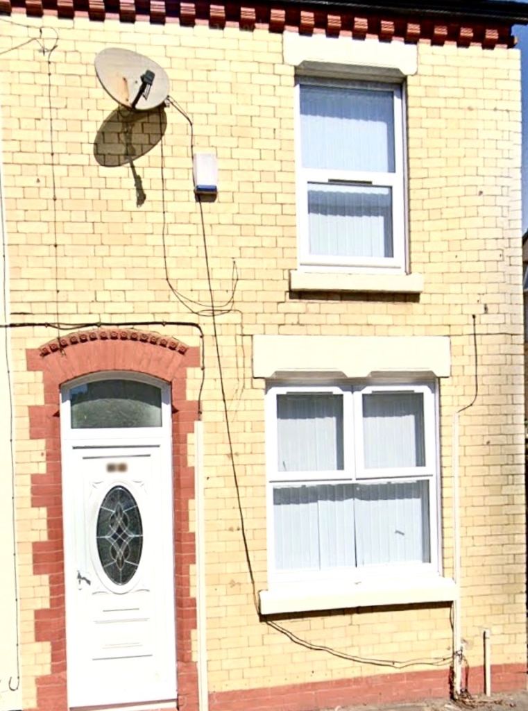 Flat Teck Street in Liverpool