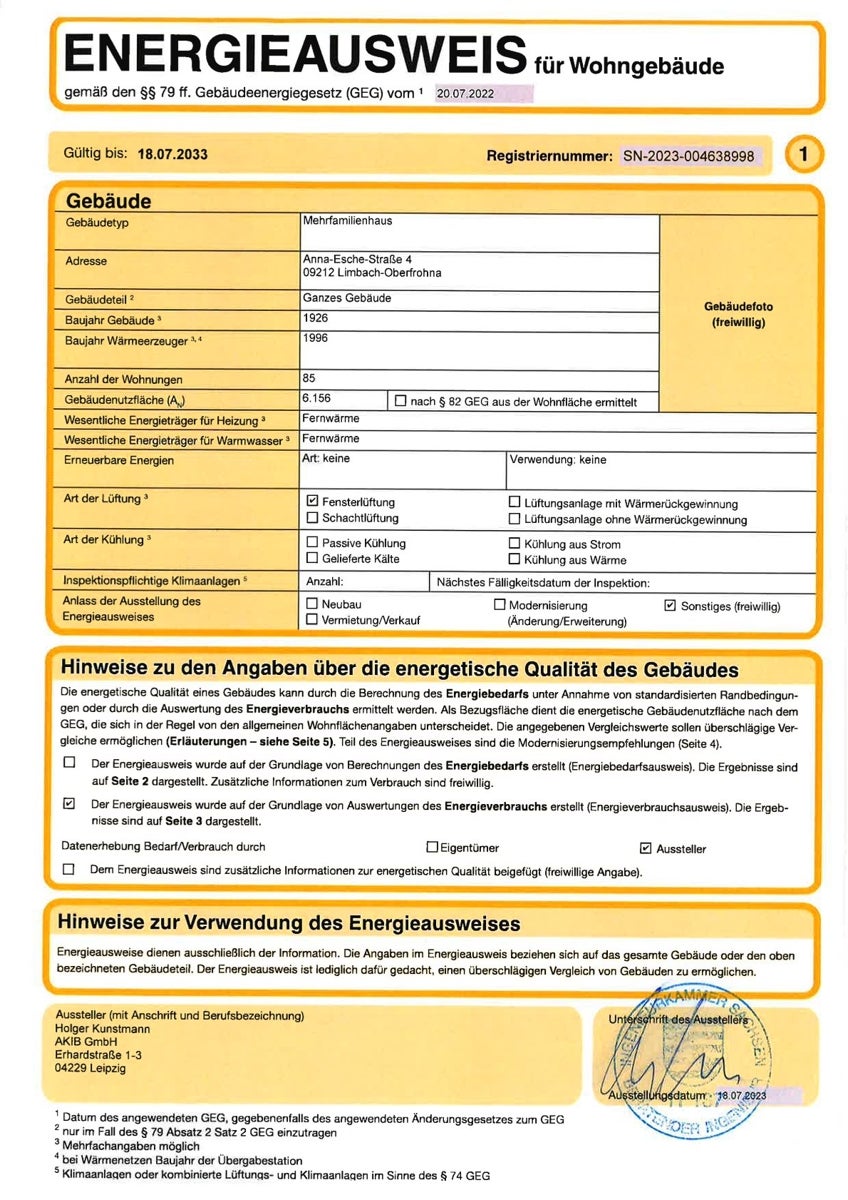 Wohnung Anna-Esche-Straße in Limbach-Oberfrohna
