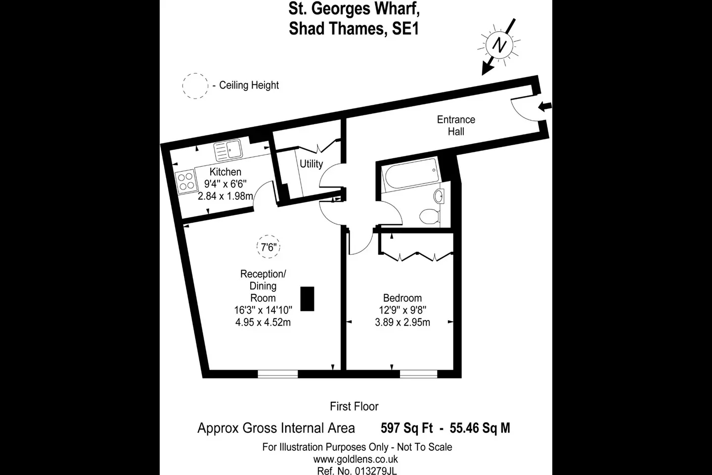 Flat Shad Thames in Greater London