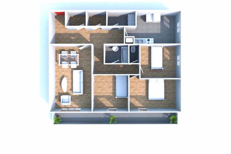 Flat Rue Georges Braque in Grand-Couronne