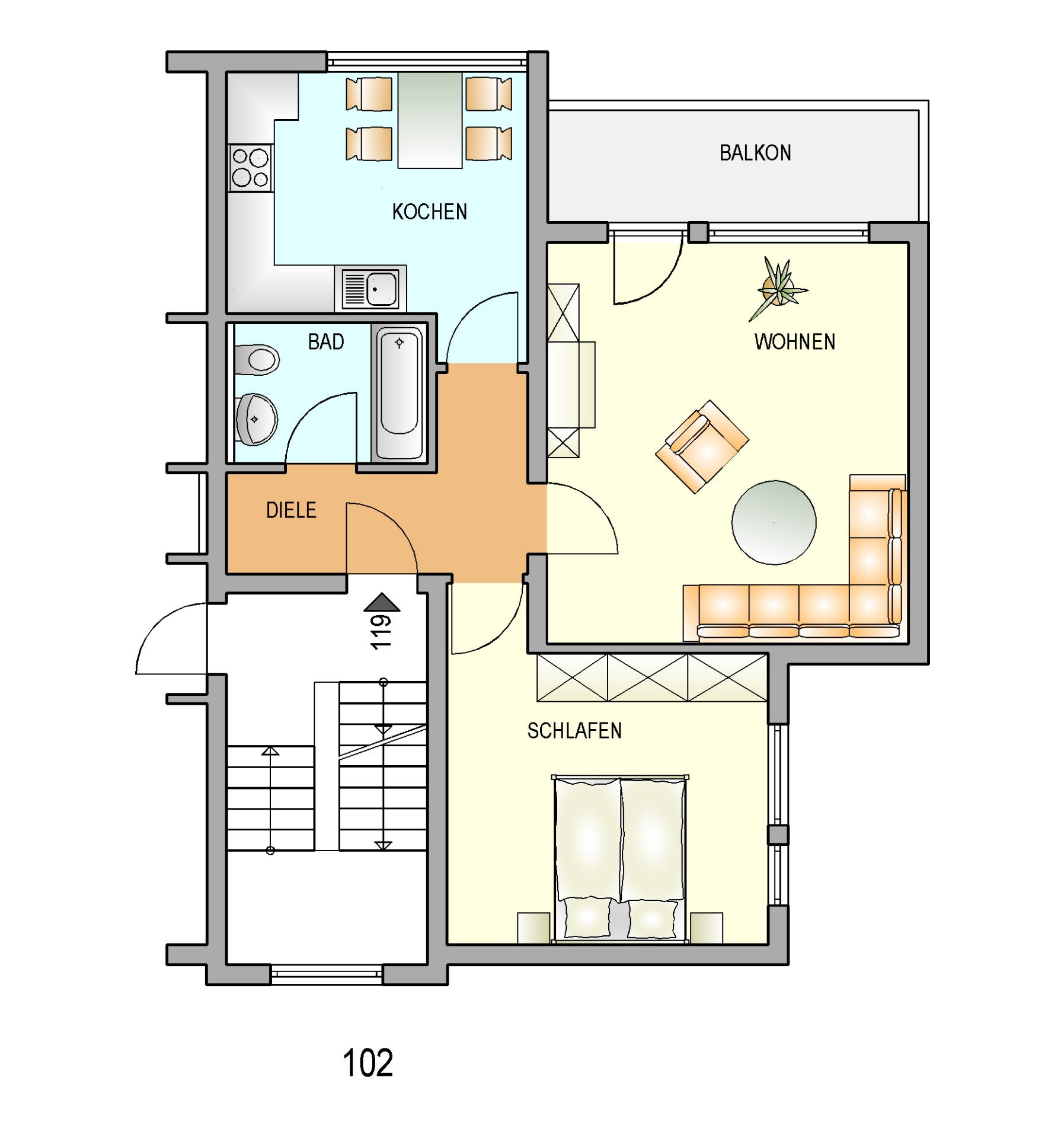 Wohnung Kippdorfstraße in Remscheid