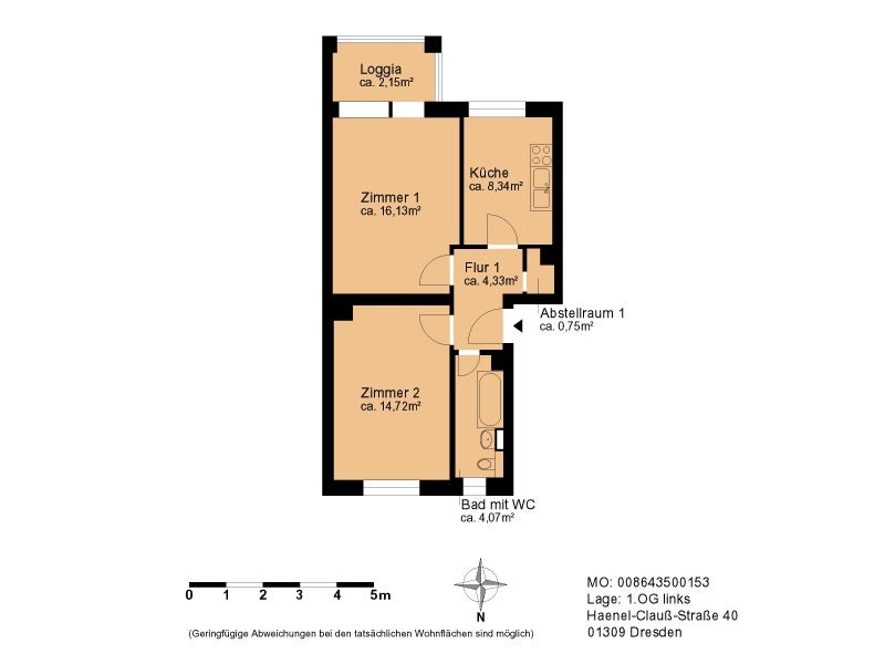 Wohnung Haenel-Clauß-Straße in Dresden