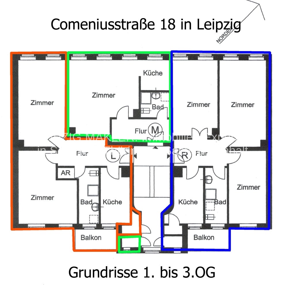 Zimmer Comeniusstraße in Leipzig