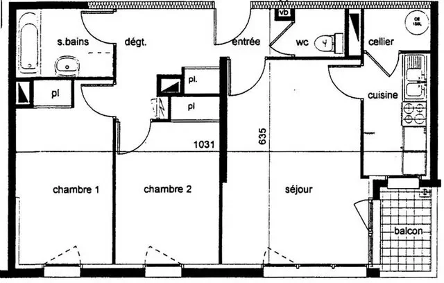 Room Rue du Capitaine Pougnon in Tours