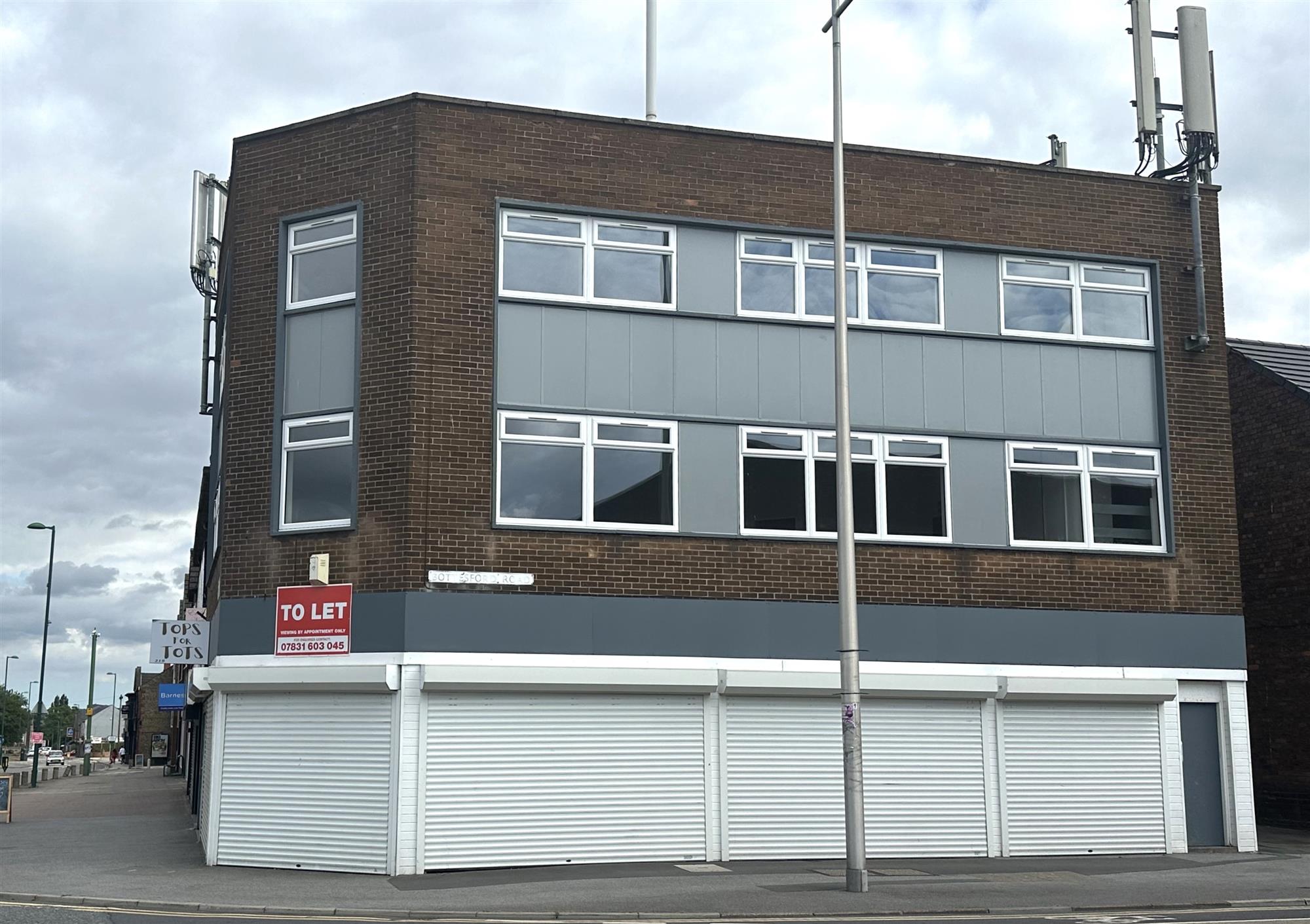 Flat Ashby High Street in Scunthorpe