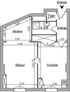Appartement Cours Tolstoï à Villeurbanne