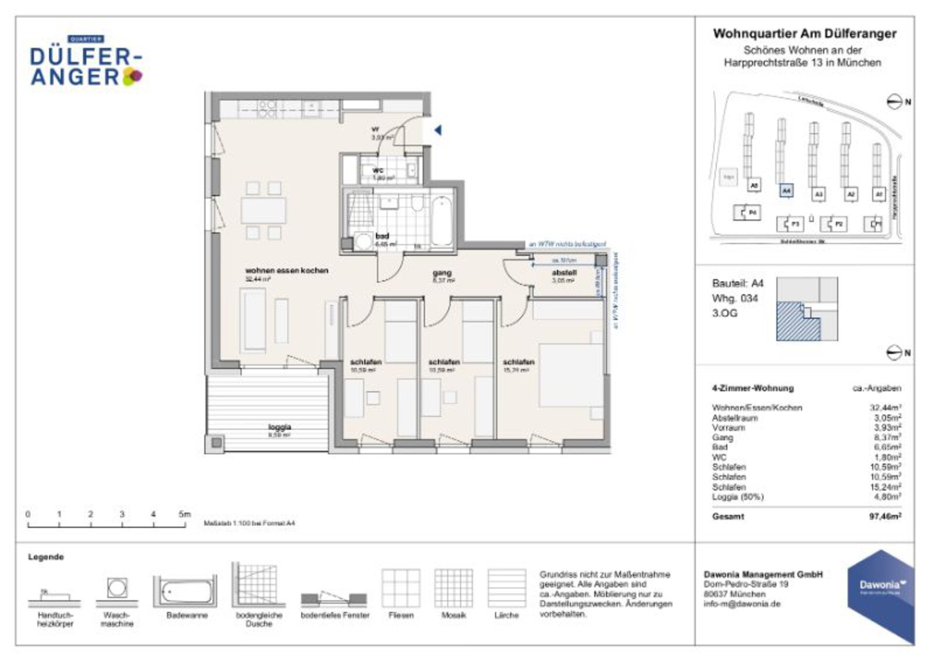 Wohnung Harpprechtstraße in München