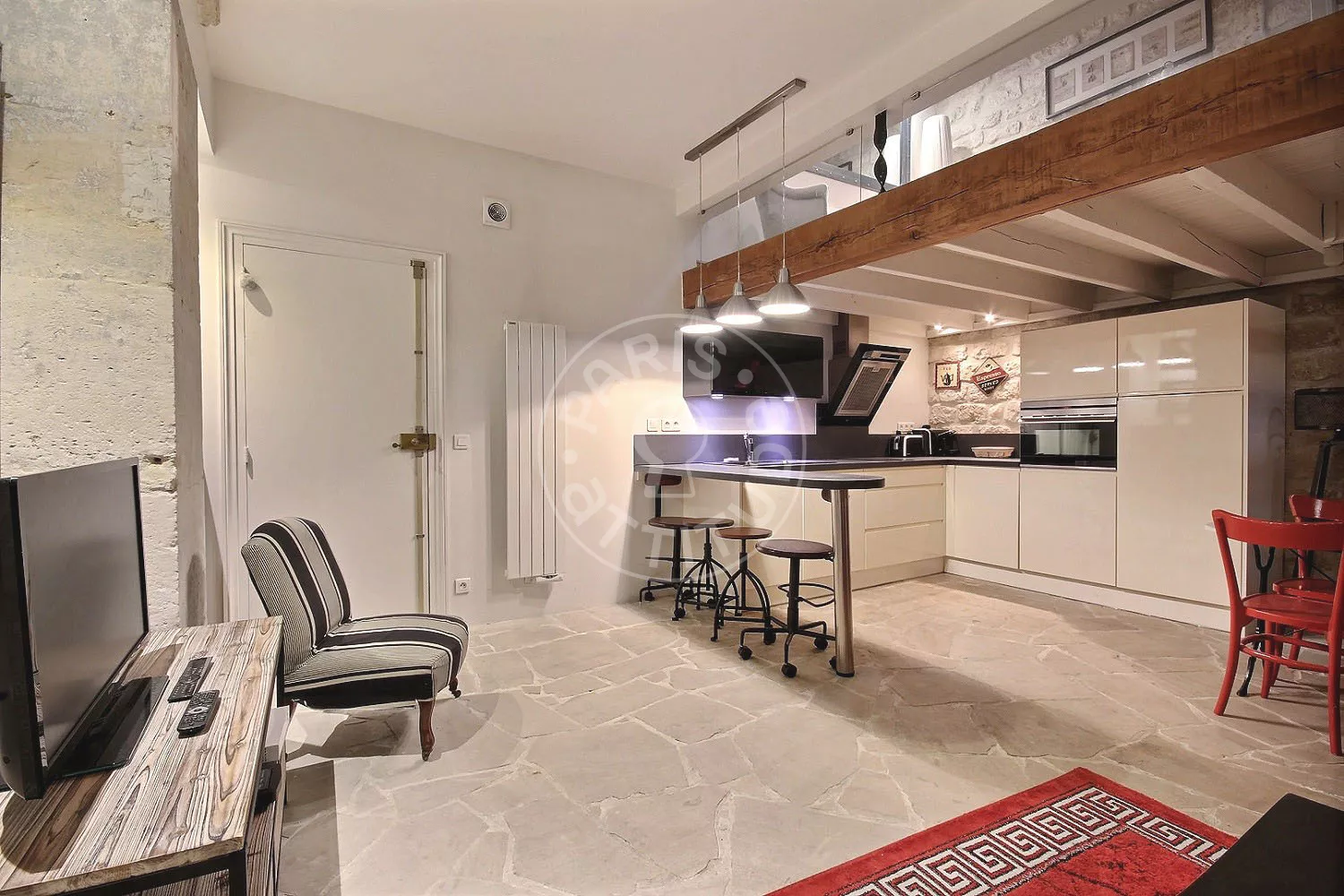 Flat Rue Domat in Paris