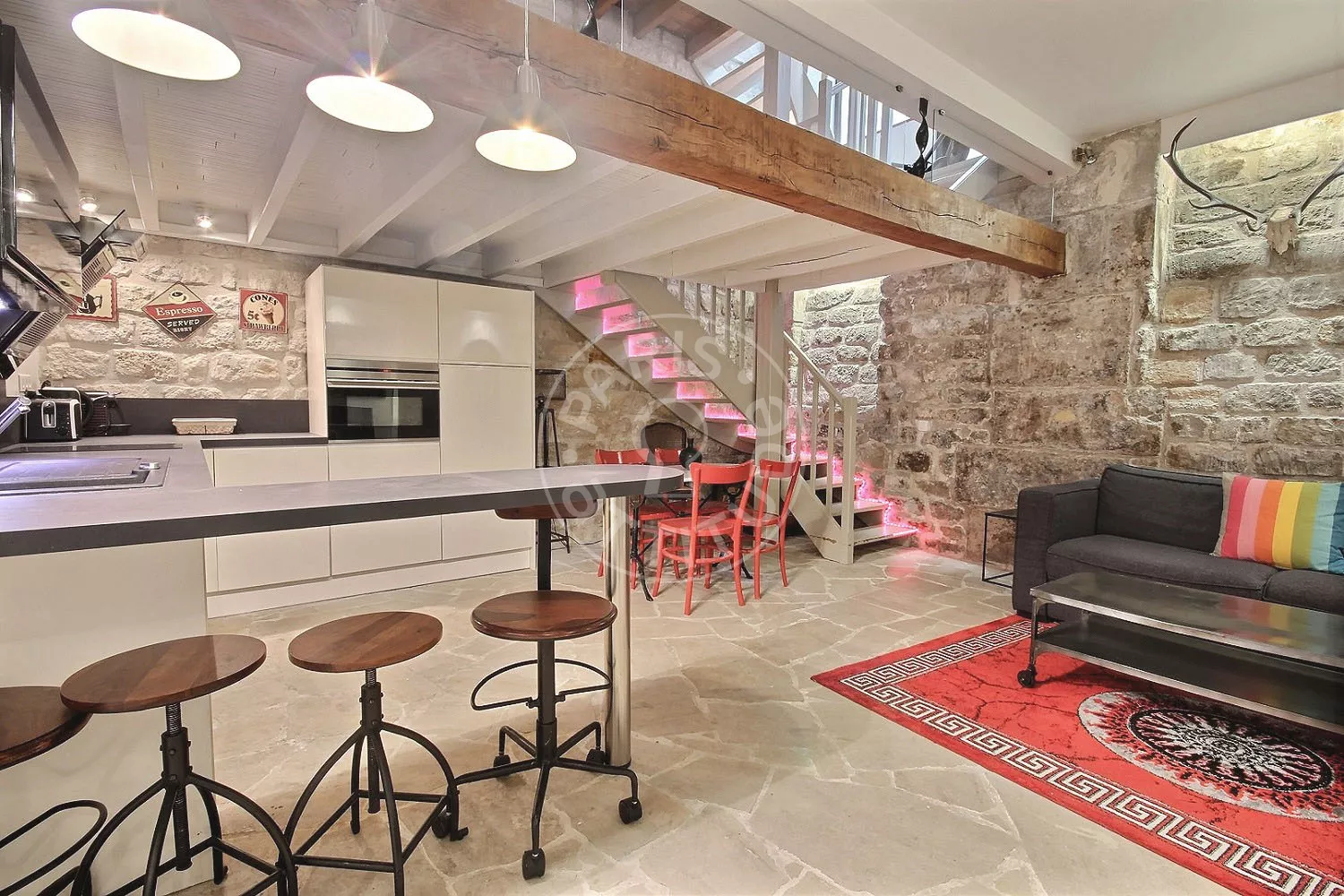 Flat Rue Domat in Paris