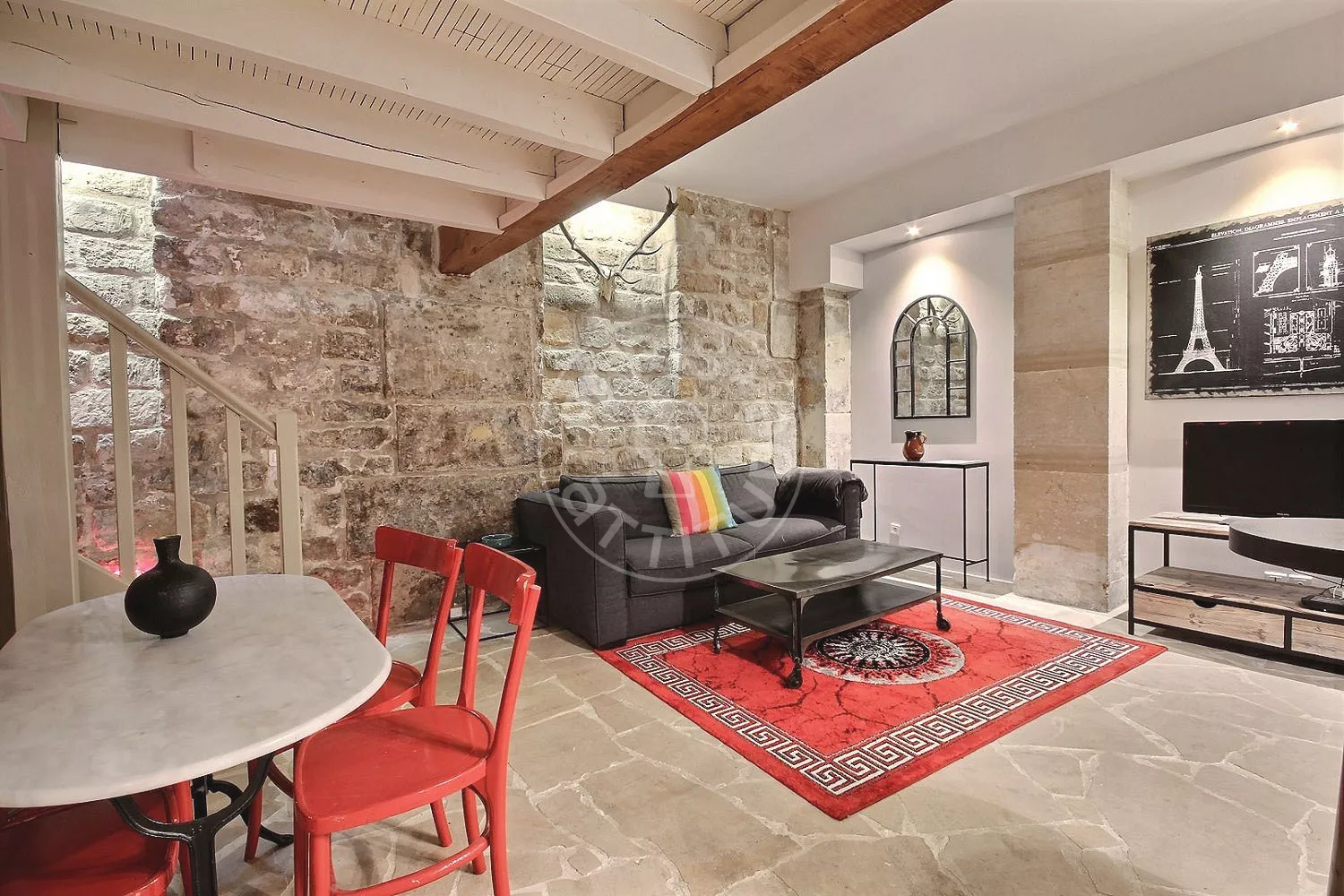 Flat Rue Domat in Paris