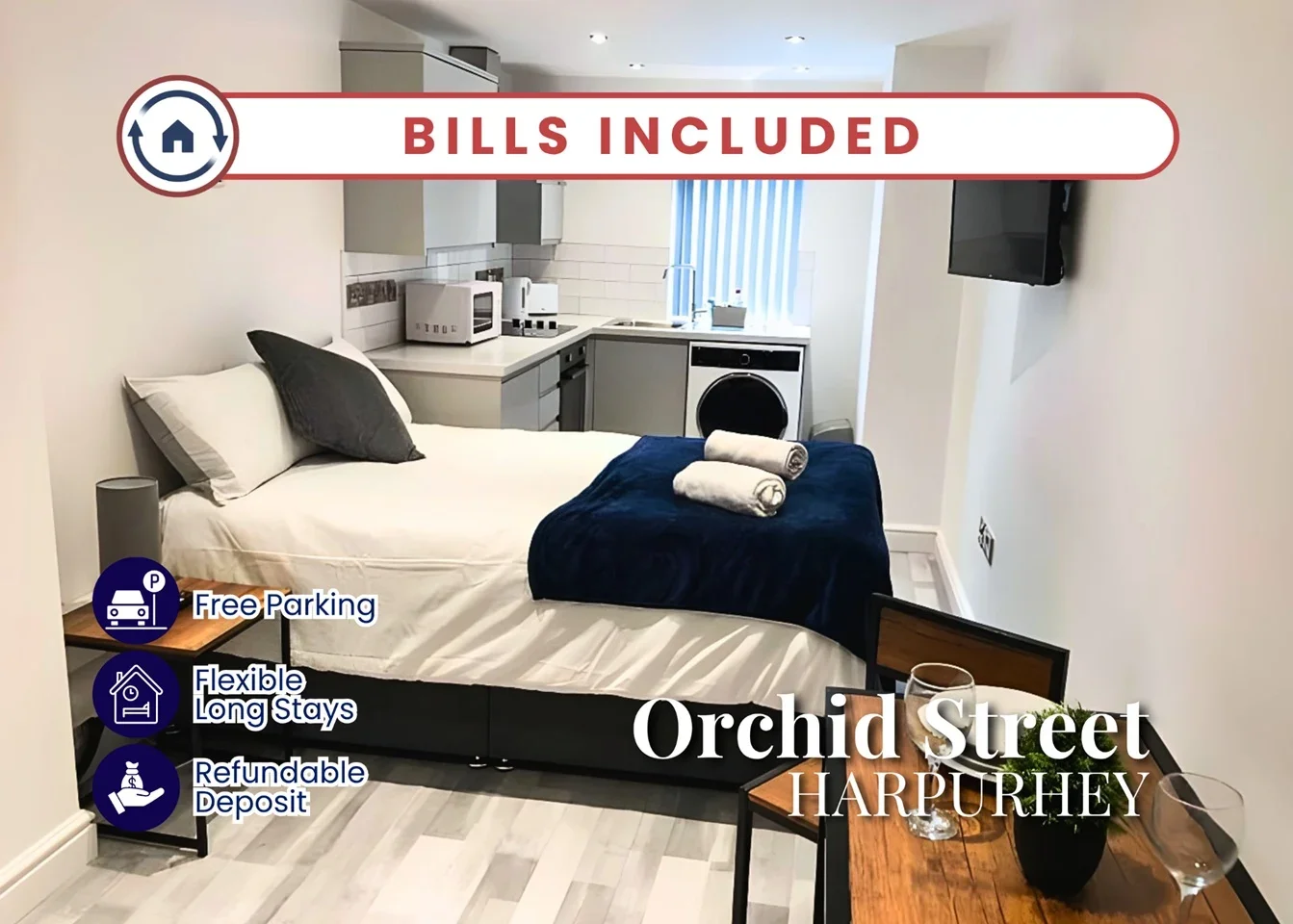 Flat Orchid Street in Manchester