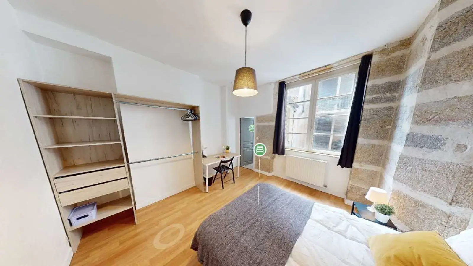 Chambre Rue du Bœuf à Lyon