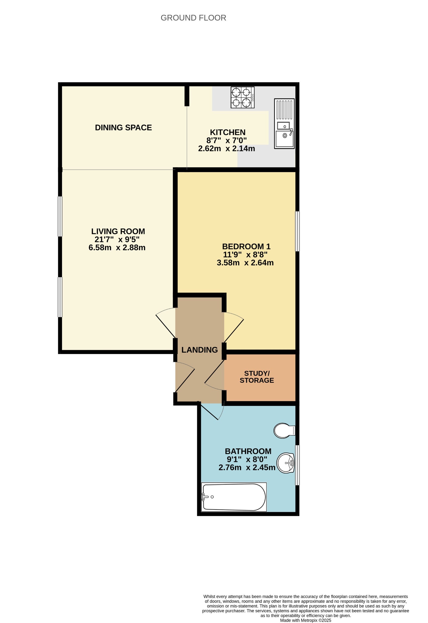 Flat Tuke Grove in Wakefield