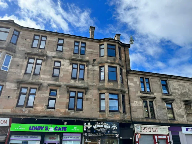 Flat Maryhill Road in Glasgow