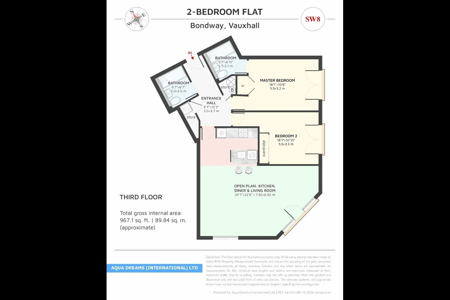 Flat Parry Street in Greater London