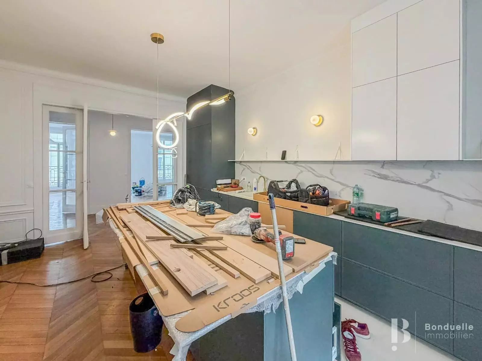 Flat Rue de Courcelles in Paris